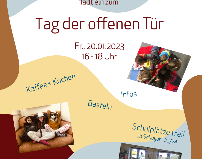 Einladung Schule Tag der offenen Tür