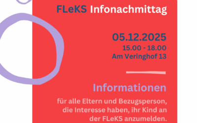 Infoveranstaltung 05.Dezember, 15-18Uhr